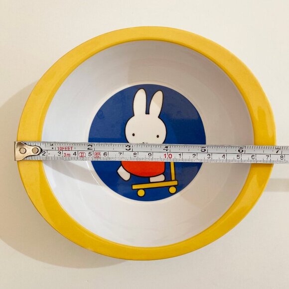 Miffy Melamine Kids 3-Piece Dish Set Bowl Cup Tumbler Childrens Tableware - Picture 10 of 16